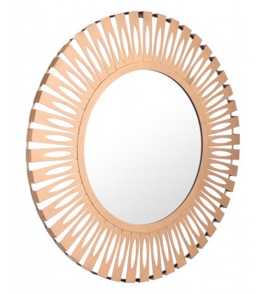  Conall Round Mirror Gold (A11979) - Zuo Modern