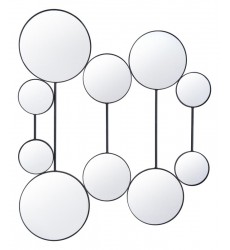 Cery Round Mirrors Black (A11995) - Zuo Modern
