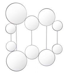  Cery Round Mirrors Silver (A11996) - Zuo Modern