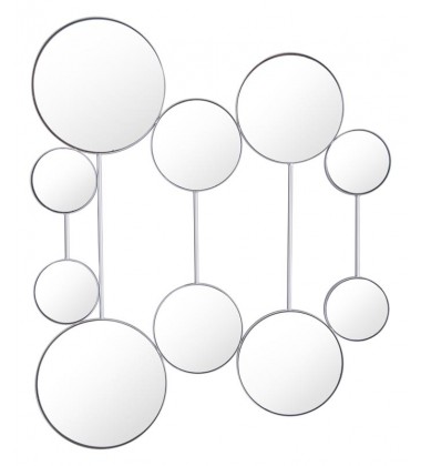  Cery Round Mirrors Silver (A11996) - Zuo Modern