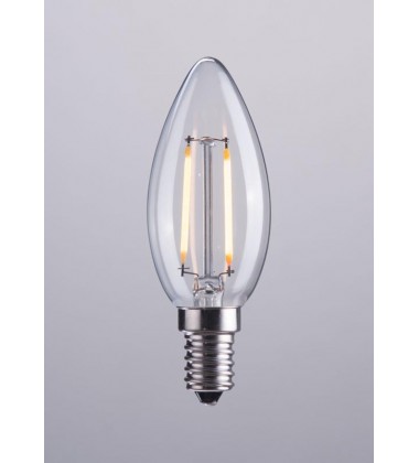  E12, Type B, 2W, LED, 98x35mm, CLEAR - Zuo Modern