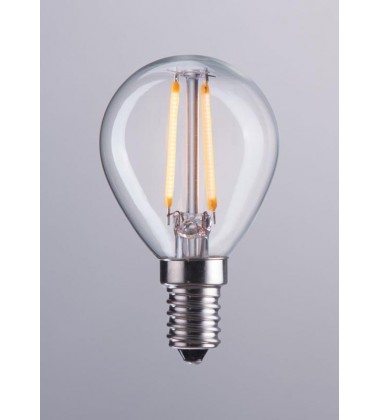  E12, G45, 2W, LED, 80x45mm, CLEAR - Zuo Modern