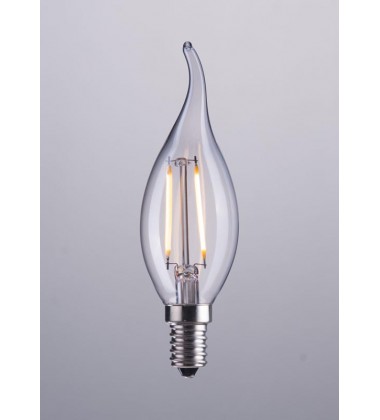 E12, Type BA, 2W, LED, 35x117cm, CLEAR - Zuo Modern