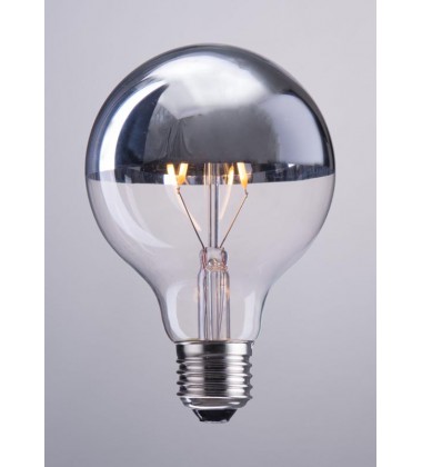  E26, G80, 2W, LED, 110x80mm, HALF CHROME - Zuo Modern