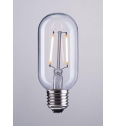  E26, T45, 2W, LED, 110x45mm, CLEAR - Zuo Modern