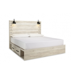 Cambeck King Panel Bed with 2 Storage Drawers Cambeck King Panel Bed with 2 Storage Drawers-Ashley-B192B19 (B100-14,B192-160,B192-56,B192-58)