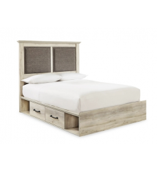 Cambeck Queen Upholstered Panel Storage Bed Cambeck Queen Upholstered Panel Storage Bed-Ashley-B192B49 (B100-13,B192-157,B192-160,B192-54)