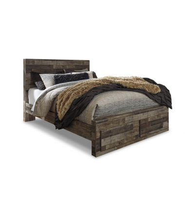Derekson Queen Panel Bed with 2 Storage Drawers Derekson Queen Panel Bed with 2 Storage Drawers-Ashley-B200B13 (B100-13,B200-57,B200-54S,B200-95)