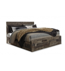 Derekson King Panel Bed with 4 Storage Drawers Derekson King Panel Bed with 4 Storage Drawers-Ashley-B200B19 (B100-14,B200-58,B200-56S,B200-60,B200-95)