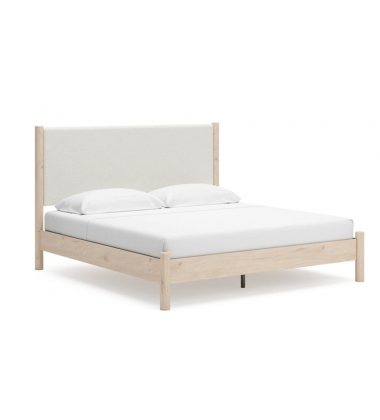 Cadmori King Upholstered Panel Bed Cadmori King Upholstered Panel Bed-Ashley-B2615B7 (B2615-56,B2615-58,B100-14)