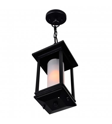  Granville 1 Light Black Outdoor Hanging Light (0412P7-1-101) - CWI