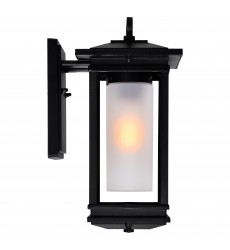  Granville 1 Light Outdoor Black Wall Lantern (0412W7-1-101) - CWI