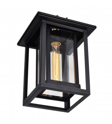  Winfield 1 Light Black Outdoor Hanging Light (0414P10-1-101) - CWI