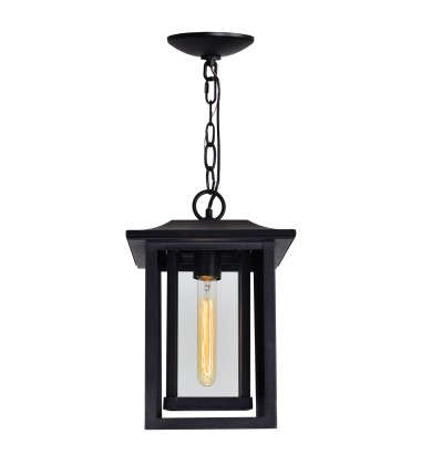  Winfield 1 Light Black Outdoor Hanging Light (0414P10-1-101) - CWI