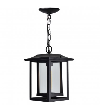  Winfield 1 Light Black Outdoor Hanging Light (0414P10-1-101) - CWI