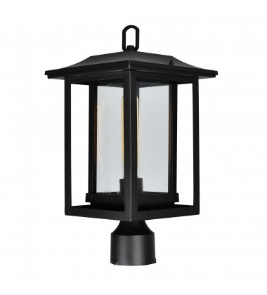  Winfield 1 Light Black Outdoor Lantern Head (0414PT10-1-101) - CWI