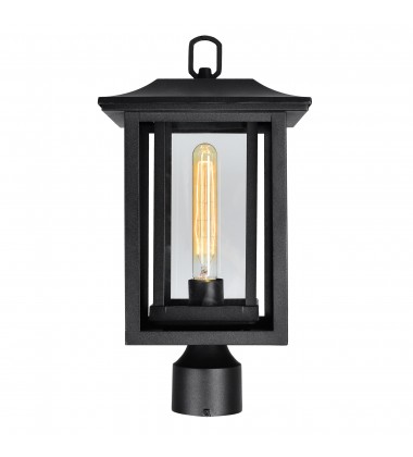  Winfield 1 Light Black Outdoor Lantern Head (0414PT10-1-101) - CWI
