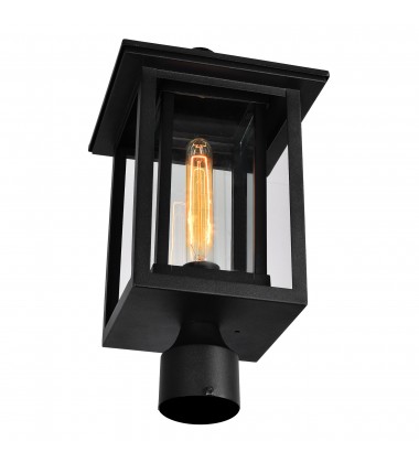  Winfield 1 Light Black Outdoor Lantern Head (0414PT10-1-101) - CWI