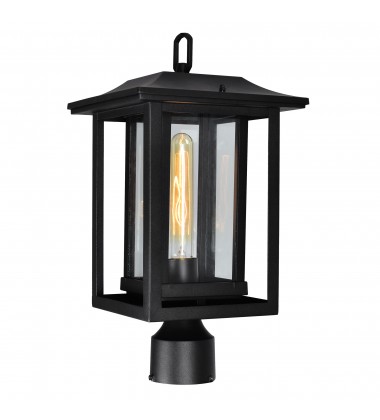  Winfield 1 Light Black Outdoor Lantern Head (0414PT10-1-101) - CWI