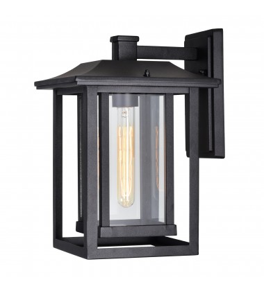  Winfield 1 Light Black Outdoor Wall Light (0414W10-1-101) - CWI