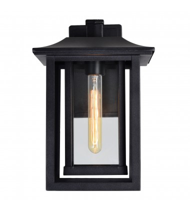  Winfield 1 Light Black Outdoor Wall Light (0414W10-1-101) - CWI