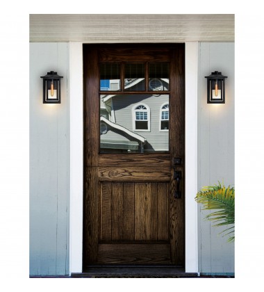  Winfield 1 Light Black Outdoor Wall Light (0414W10-1-101) - CWI