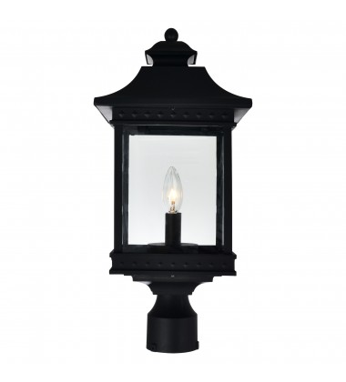  Cleveland 2 Light Black Outdoor Lantern Head (0416PT9-2-101) - CWI