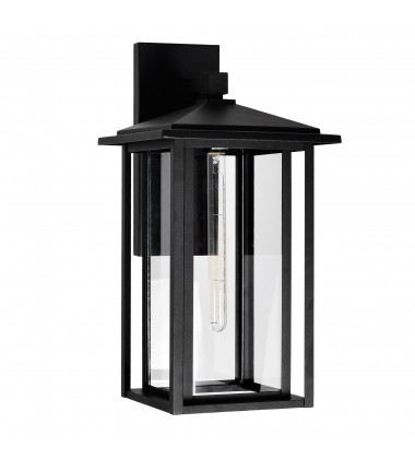  Crawford 1 Light Black Outdoor Wall Light (0417W11-1-101) - CWI