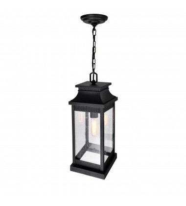Milford 1 Light Outdoor Black Pendant (0418P7L-1) - CWI  Milford 1 Light Outdoor Black Pendant (0418P7L-1) - CWI