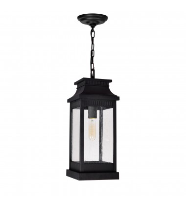 Milford 1 Light Outdoor Black Pendant (0418P7L-1) - CWI  Milford 1 Light Outdoor Black Pendant (0418P7L-1) - CWI