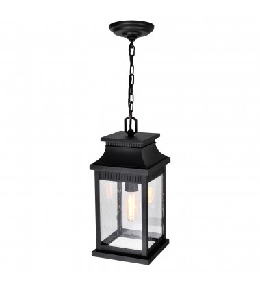 Milford 1 Light Outdoor Black Pendant (0418P7S-1) - CWI