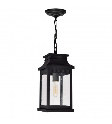  Milford 1 Light Outdoor Black Pendant (0418P7S-1) - CWI