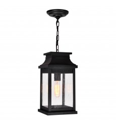 Milford 1 Light Outdoor Black Pendant (0418P7S-1) - CWI  Milford 1 Light Outdoor Black Pendant (0418P7S-1) - CWI