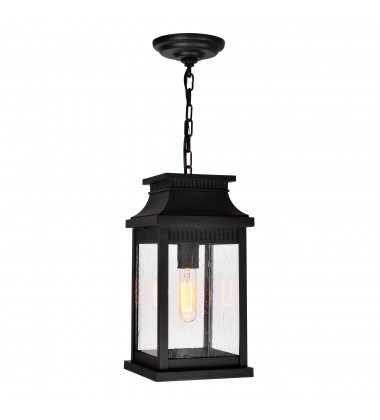  Milford 1 Light Outdoor Black Pendant (0418P7S-1) - CWI