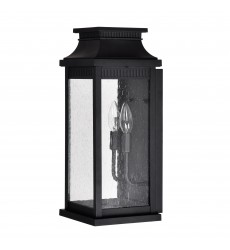 Milford 2 Light Outdoor Black Wall Lantern (0418W7L-2) - CWI  Milford 2 Light Outdoor Black Wall Lantern (0418W7L-2) - CWI