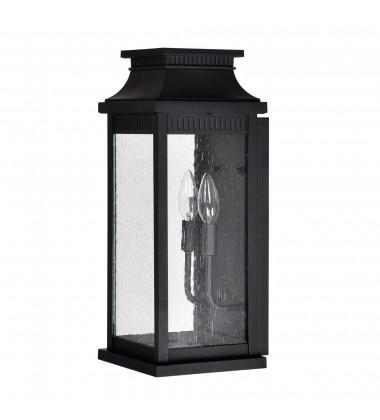 Milford 2 Light Outdoor Black Wall Lantern (0418W7L-2) - CWI  Milford 2 Light Outdoor Black Wall Lantern (0418W7L-2) - CWI