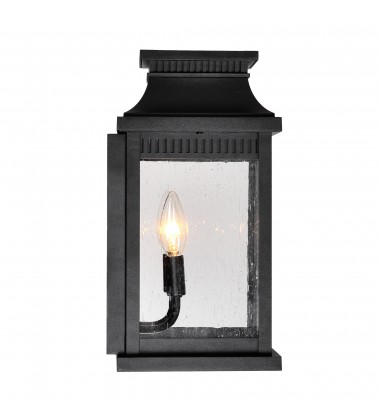 Milford 2 Light Outdoor Black Wall Lantern (0418W7S-2) - CWI  Milford 2 Light Outdoor Black Wall Lantern (0418W7S-2) - CWI