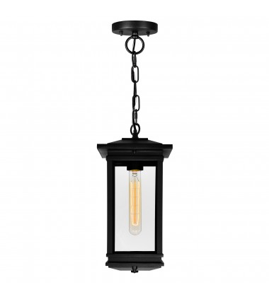 Oakwood 1 Light Outdoor Black Pendant (0422P7-1-101) - CWI  Oakwood 1 Light Outdoor Black Pendant (0422P7-1-101) - CWI