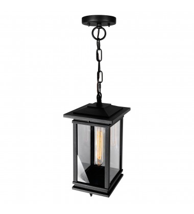 Oakwood 1 Light Outdoor Black Pendant (0422P7-1-101) - CWI  Oakwood 1 Light Outdoor Black Pendant (0422P7-1-101) - CWI