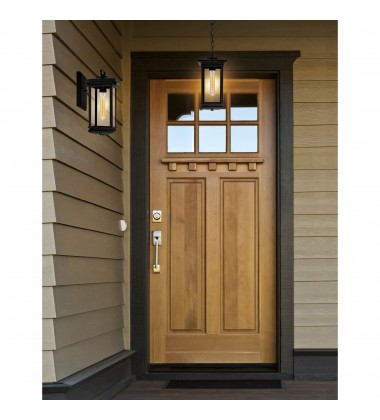 Oakwood 1 Light Outdoor Black Pendant (0422P7-1-101) - CWI  Oakwood 1 Light Outdoor Black Pendant (0422P7-1-101) - CWI