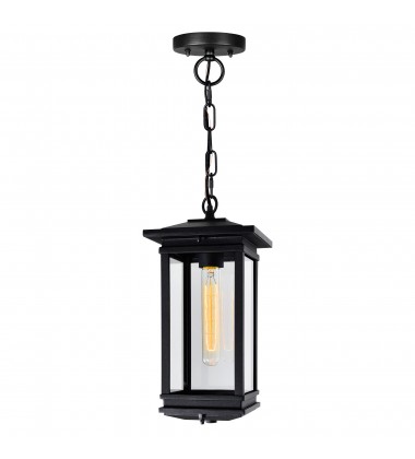 Oakwood 1 Light Outdoor Black Pendant (0422P7-1-101) - CWI  Oakwood 1 Light Outdoor Black Pendant (0422P7-1-101) - CWI