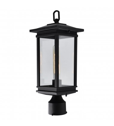 Oakwood 1 Light Outdoor Black Lantern Head (0422PT7-1-101) - CWI  Oakwood 1 Light Outdoor Black Lantern Head (0422PT7-1-101) - CWI