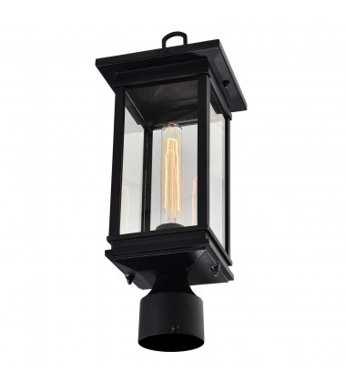 Oakwood 1 Light Outdoor Black Lantern Head (0422PT7-1-101) - CWI  Oakwood 1 Light Outdoor Black Lantern Head (0422PT7-1-101) - CWI