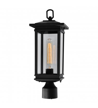 Oakwood 1 Light Outdoor Black Lantern Head (0422PT7-1-101) - CWI  Oakwood 1 Light Outdoor Black Lantern Head (0422PT7-1-101) - CWI