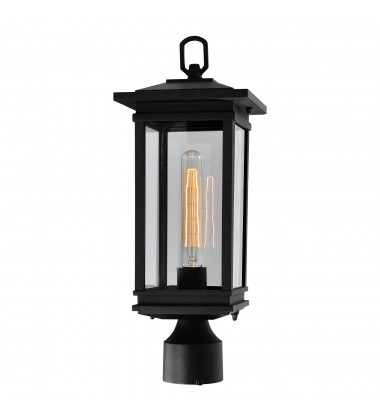  Oakwood 1 Light Outdoor Black Lantern Head (0422PT7-1-101) - CWI