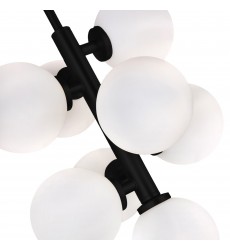  Arya 8 Light Pendant With Black Finish (1020P12-8-101) - CWI