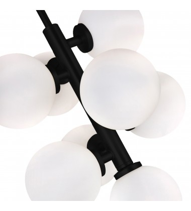  Arya 8 Light Pendant With Black Finish (1020P12-8-101) - CWI