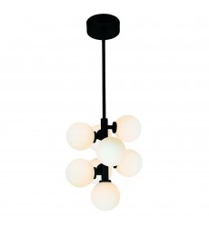  Arya 8 Light Pendant With Black Finish (1020P12-8-101) - CWI