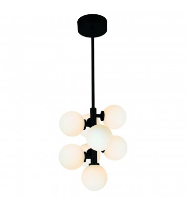  Arya 8 Light Pendant With Black Finish (1020P12-8-101) - CWI