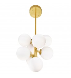  Arya 8 Light Pendant With Satin Gold Finish (1020P12-8-602) - CWI